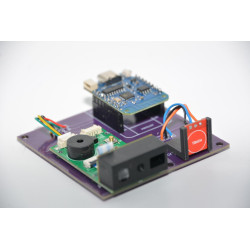 Selbstgebaute GM67-Platine für Barcodescanner-Projekt mit Home Assistant